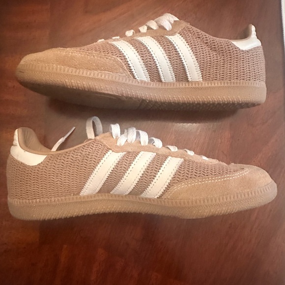 Adidas Originals Samba OG Cardboard Chalk White Mesh/Suede Mens 7 /Womens 8 - Picture 4 of 6